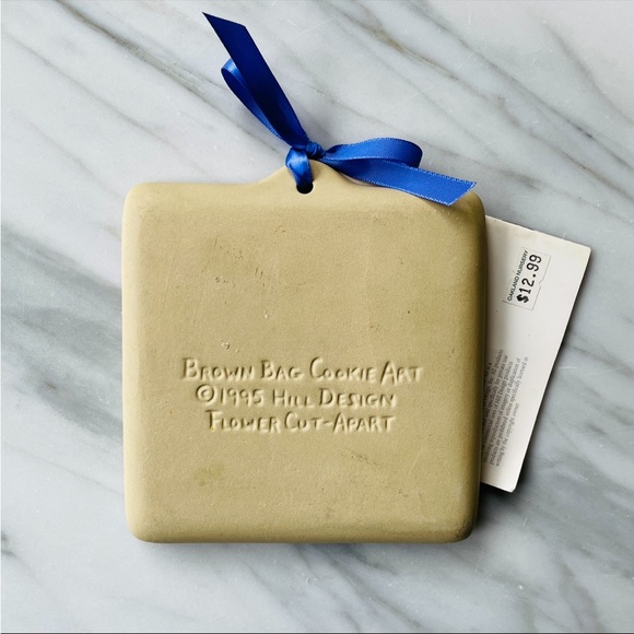 Brown Bag Cookie Art•NWT•Vintage 1995 Flower Cut-Apart•Original Tags/Recipe Book - Picture 7 of 9